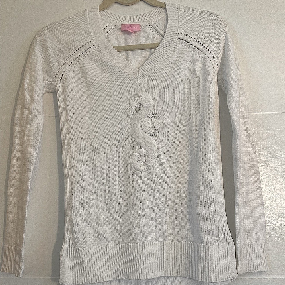 Lilly Pulitzer | White Sweater | XS